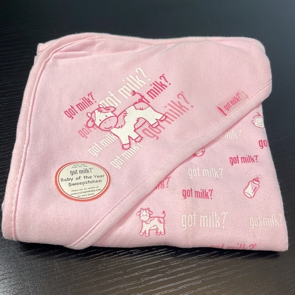 Got Milk Baby Blanket and Baby Girl Book - Picture 3 of 10